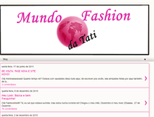 Tablet Screenshot of mundofashiondatati.blogspot.com