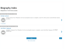 Tablet Screenshot of biography-index.blogspot.com