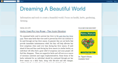 Desktop Screenshot of dreamingabeautifulworld.blogspot.com