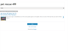 Tablet Screenshot of petrescue499.blogspot.com