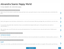 Tablet Screenshot of alexandrasoareshappyworld.blogspot.com