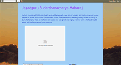Desktop Screenshot of jagadgurusudarshanacharyamaharaj.blogspot.com