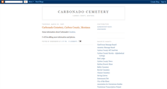 Desktop Screenshot of carbonadocemetery.blogspot.com