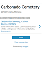 Mobile Screenshot of carbonadocemetery.blogspot.com