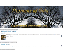 Tablet Screenshot of gaiasharmony.blogspot.com