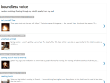 Tablet Screenshot of boundlessvoice.blogspot.com