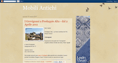 Desktop Screenshot of mobili-antichi.blogspot.com
