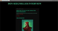 Desktop Screenshot of don-seegmiller-interview.blogspot.com