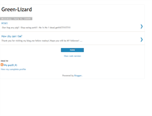 Tablet Screenshot of green-lizard.blogspot.com