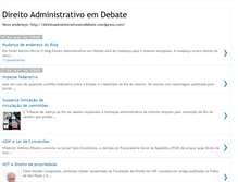 Tablet Screenshot of direitoadministrativoemdebate.blogspot.com