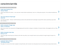 Tablet Screenshot of conscienciaevida.blogspot.com