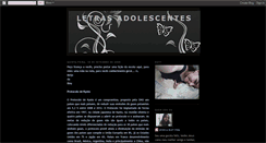 Desktop Screenshot of letrasadolescentes.blogspot.com