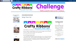 Desktop Screenshot of craftyribbonschallenge.blogspot.com