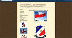 Desktop Screenshot of movimiento10deseptiembre.blogspot.com