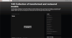 Desktop Screenshot of 143modelcollection.blogspot.com