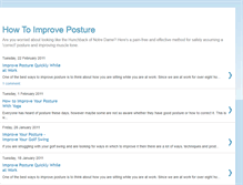 Tablet Screenshot of better-posture.blogspot.com