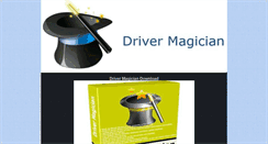 Desktop Screenshot of drivermagiciandownload.blogspot.com