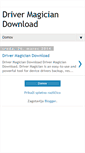 Mobile Screenshot of drivermagiciandownload.blogspot.com