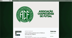 Desktop Screenshot of chapecoensefutsal.blogspot.com