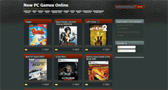 Desktop Screenshot of newpcgamesonline.blogspot.com