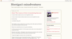 Desktop Screenshot of morriganaradia.blogspot.com