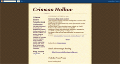 Desktop Screenshot of crimsonhollow.blogspot.com