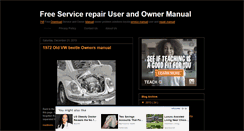 Desktop Screenshot of owner-manual.blogspot.com