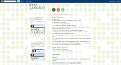 Desktop Screenshot of clearmybooks.blogspot.com