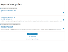 Tablet Screenshot of mujeres-insurgentes.blogspot.com