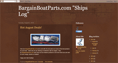 Desktop Screenshot of bargainboatparts.blogspot.com