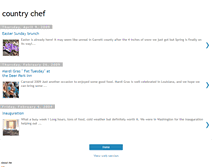 Tablet Screenshot of countrychef.blogspot.com