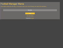 Tablet Screenshot of footballmanagermania.blogspot.com