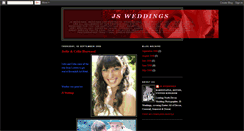 Desktop Screenshot of jsweddings.blogspot.com