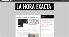 Desktop Screenshot of lahoraexacta.blogspot.com