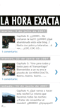 Mobile Screenshot of lahoraexacta.blogspot.com