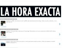 Tablet Screenshot of lahoraexacta.blogspot.com