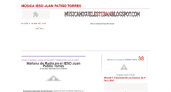 Desktop Screenshot of musicamiguelesteban.blogspot.com