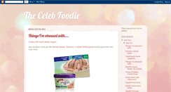 Desktop Screenshot of celebfoodie.blogspot.com