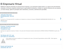 Tablet Screenshot of elempresariovirtual.blogspot.com
