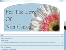 Tablet Screenshot of fortheloveofnon-canon.blogspot.com