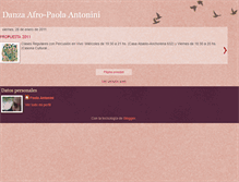 Tablet Screenshot of danzasafro-paolaantonini.blogspot.com