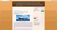 Desktop Screenshot of ecomagazineindia.blogspot.com