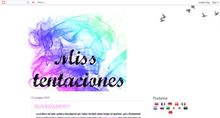 Desktop Screenshot of misstentaciones.blogspot.com