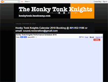 Tablet Screenshot of honkytonkband.blogspot.com