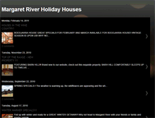 Tablet Screenshot of margaretriverholidayhouses.blogspot.com