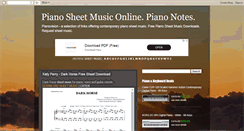 Desktop Screenshot of pianovision.blogspot.com
