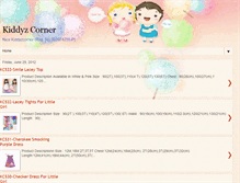 Tablet Screenshot of kiddyzcorner.blogspot.com