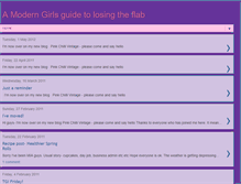 Tablet Screenshot of moderngirlsguidetolosingtheflab.blogspot.com