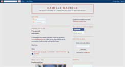 Desktop Screenshot of camille-maurice.blogspot.com