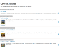 Tablet Screenshot of camille-maurice.blogspot.com